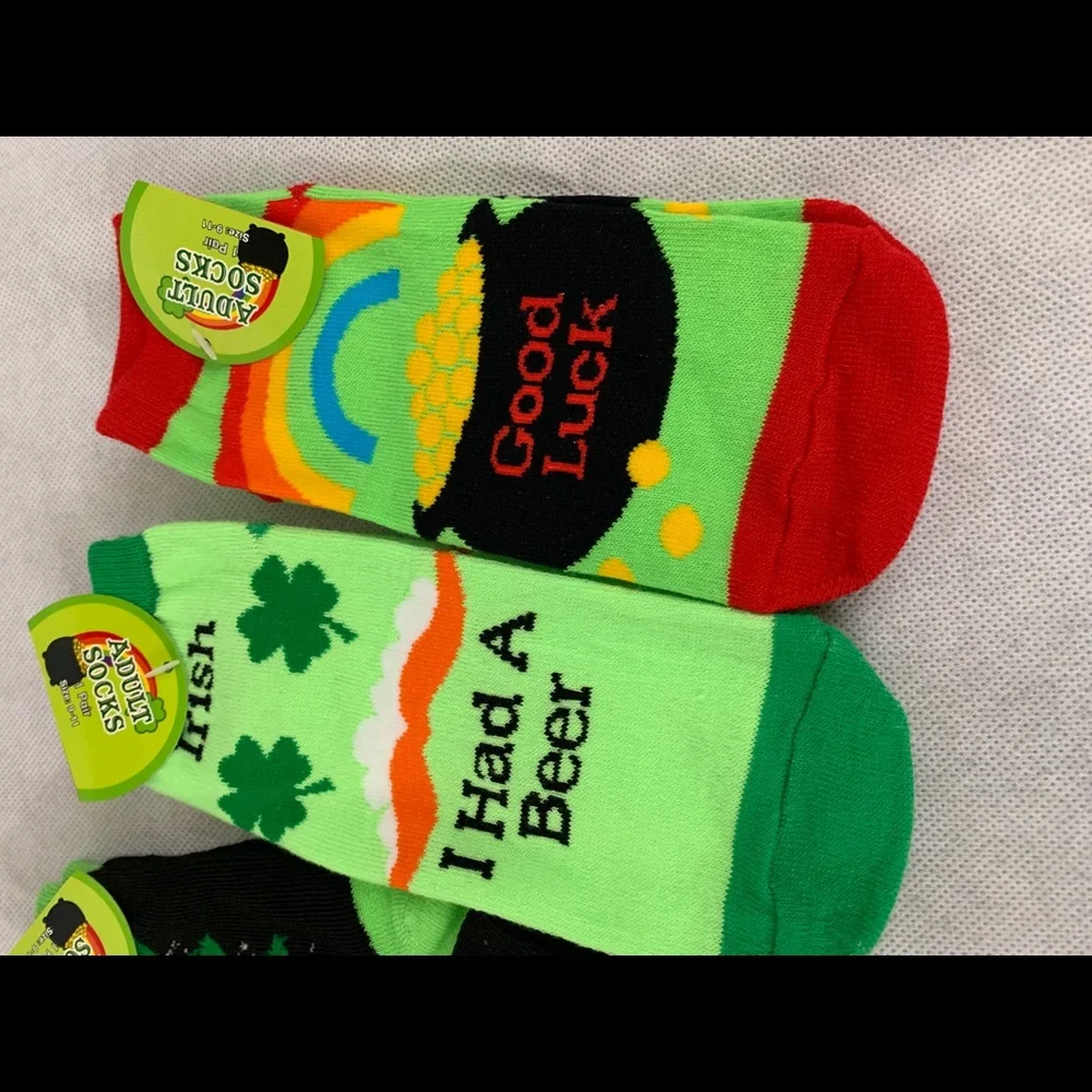 St Patrick’s Day bundle‎ 6 pk socks 🍀☘️🎉
